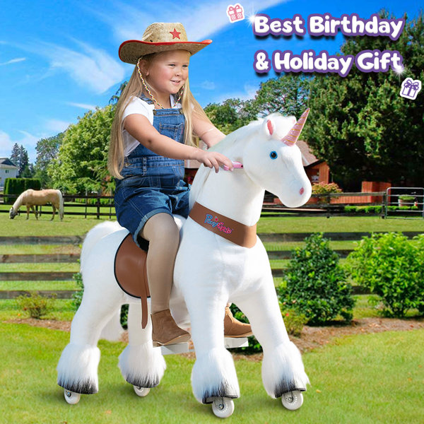 PonyCycle Model U Ride On Unicorn & Reviews | Wayfair