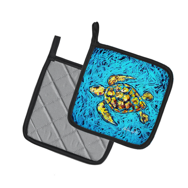 Caroline's Treasures Martin Welch New Artwork Polyester Potholder Set