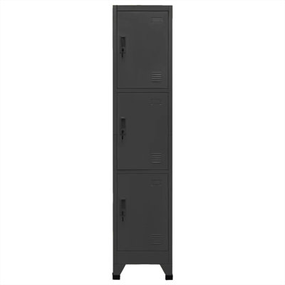 Wafford Metal 1 - Tier 38cm School Locker with Key