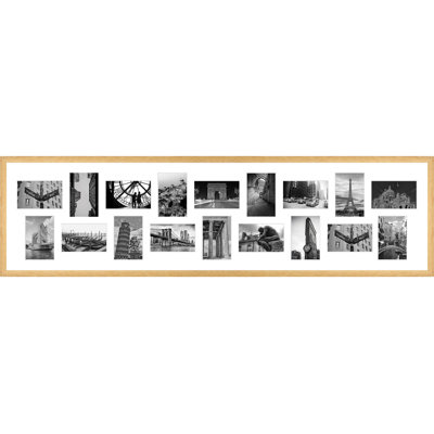 Latae Wood Picture Frame with Mat