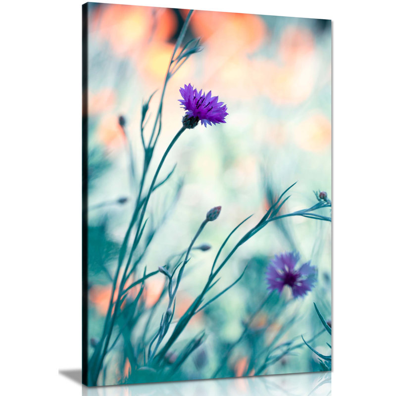 Corn Flowers - No Frame Print on Glass, 31cm H x 20cm W, Paper
