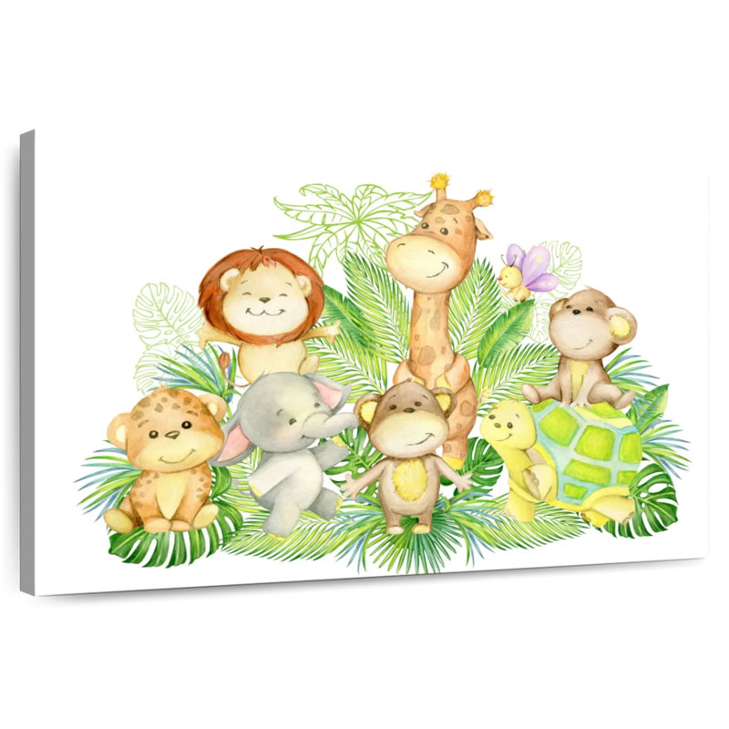 Chambre de bébé Ashelle Jungle, H 8 po x l 12 po