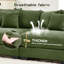 Canapé modulaire surdimensionné surdimensionné en nuage, canapé modulaire convertible avec accoudoirs très larges à assise profonde, 13 coussins décoratifs en velours côtelé de qualité supérieure, conception ergonomique, assemblage facile, pour les salons-133657483-133657485