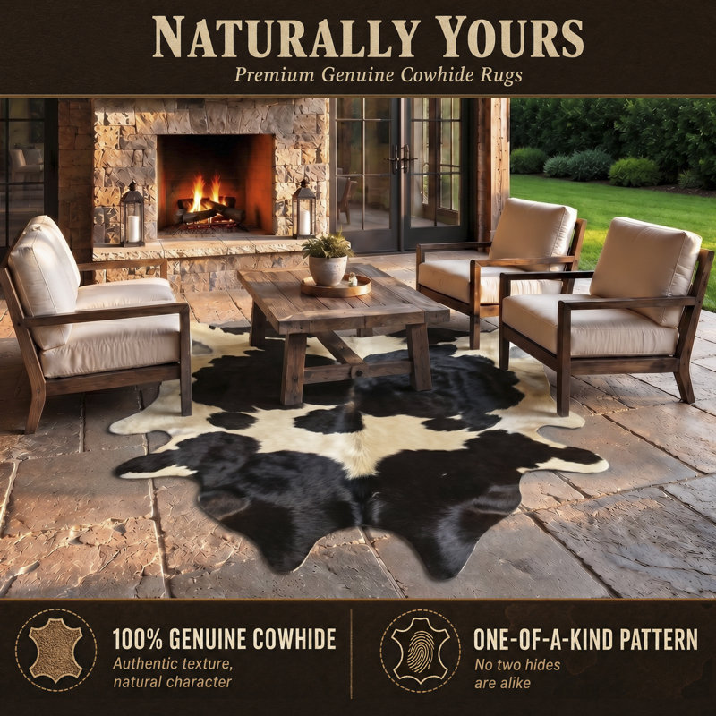 Rondon Performance Cowhide Indoor Rug