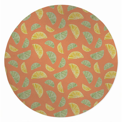 Summer Limes & Lemons Outdoor Rug