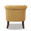 Fauteuil d'appoint capitonné, velours doré-531378602