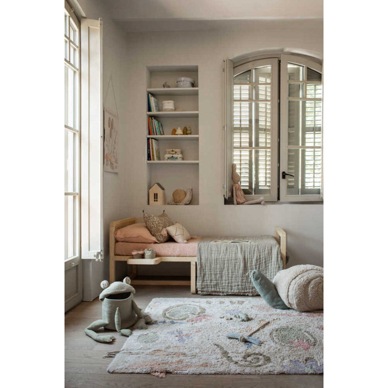 Tapis de jeu lavable Botanic Fantasy, Rectangle 6 pi 7 po x 9 pi 10 po