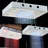 14x20inch Shower Head with 3 Functions Rainfall Waterfall Mist, High-Pressure Rainfall Spray Waterfall Shower Water Filter Rain Fixed Shower Head 2.5 GPM-100915551