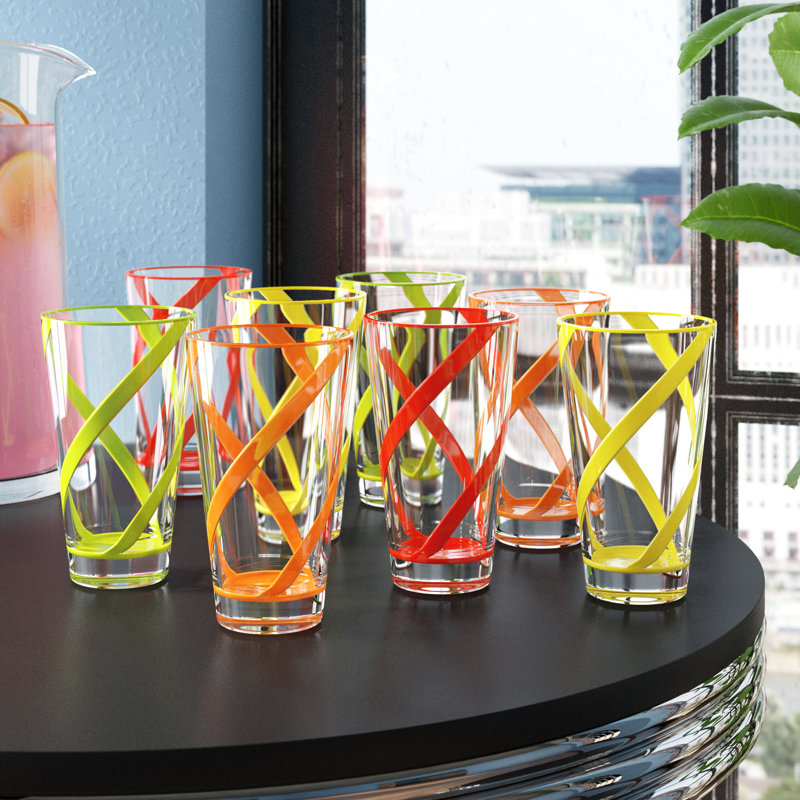 22oz. Acrylic Drinking Glass Set