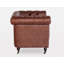 Fauteuil club en cuir dc