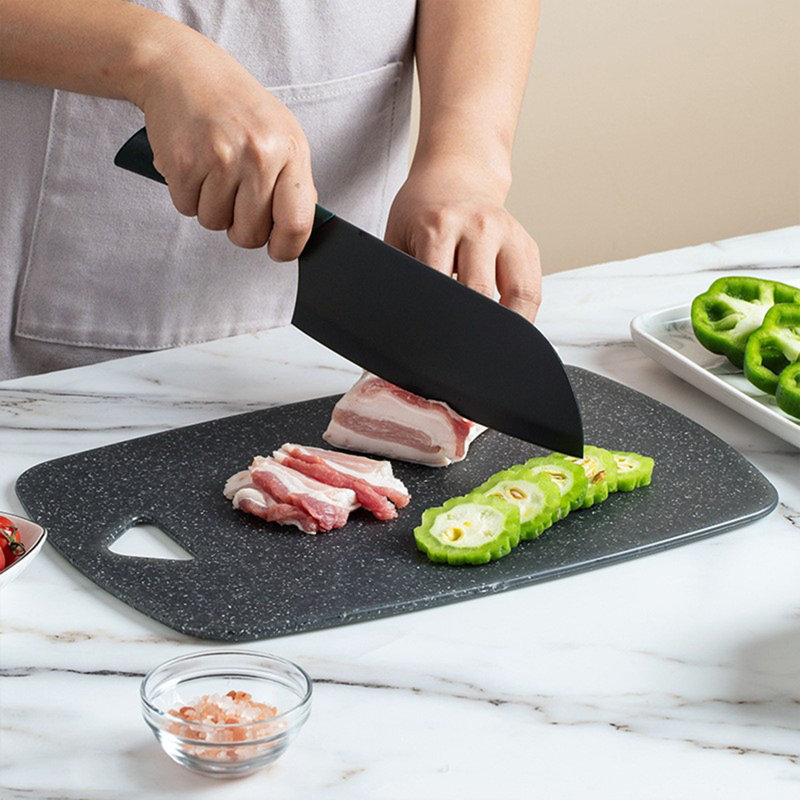 Planches à découper pour planches à découper pour la cuisine Planche à découper en plastique antidérapante avec poignée suspendue