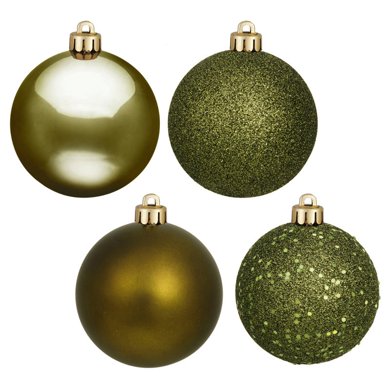 Ornement boule Vickerman, Olive, 96, 1.6"