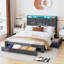 Lit plateforme tapissier Sophialynn-974531286-974531287