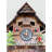  14" Wooden Cuckoo Clock with Animated Fisherman & Cottage Scene