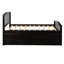 Lit plateforme simple avec rangement en bois massif et 6 tiroirs-1059222639