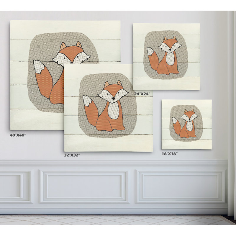 Créatures de Kopf Woodland, Toile tendue, H 16 po x l 16 po