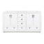 Ensemble de meuble-lavabo double 60,5 po Nimay-98588163