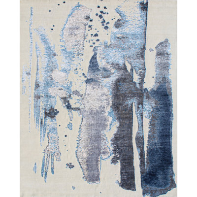 Wool Abstract Area Rug