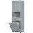 Tall Bathroom Storage Cabinet With Laundry Basket-571482310