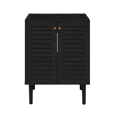 Bron 24" Freestanding Bathroom Vanity Cabinet Without Top In Oak