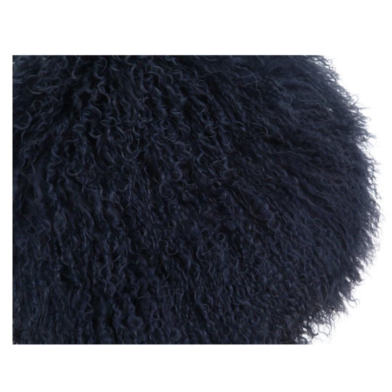 Dome Circular Pillow Insert, Blue