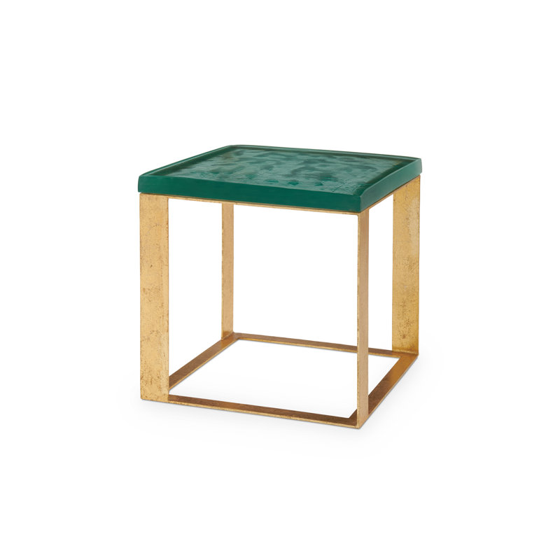 Lever Glass End Table