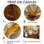 Fleurs blanches et dorées, Wildflowers I - ensemble de 3 fleurs sauvages-888332441-888332446-888332443