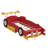 Race Car-Shaped Platform Bed With Wheels-564637674