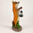 Fox Garden Statue with Solar Lantern