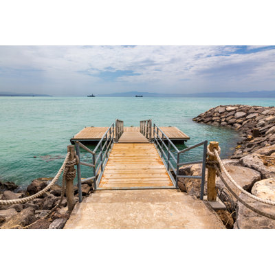 «Deck on Sea Shore» par Derejeb - photographie sur toile tendue