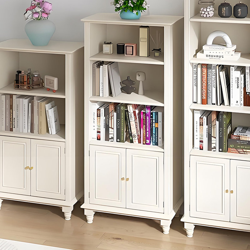 French style romantic bookcase, (3 Shelves) 59.06"H x 23.62"W x 13.78"D