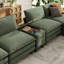 Canapé modulaire en coin avec console de rangement et 2 repose-pieds Colbey-123817976
