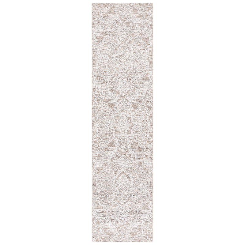 Mirrum Hand Tufted Performance Damask Rug, Runner 2'3" x 9'