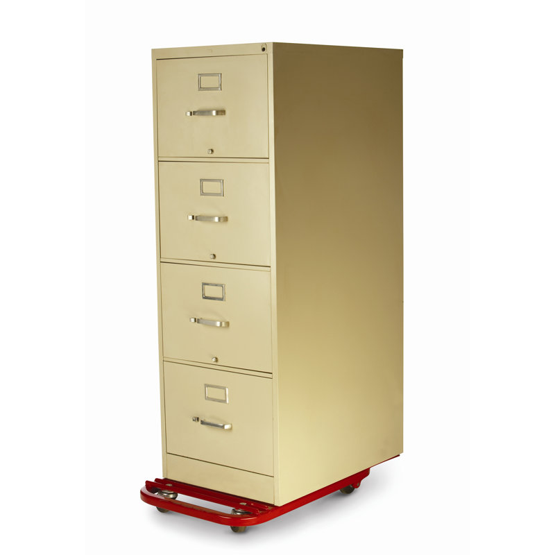 Chariot-classeur Karry King 600 lb., H 3 po x l 20 po x P 32 po, Rouge rose