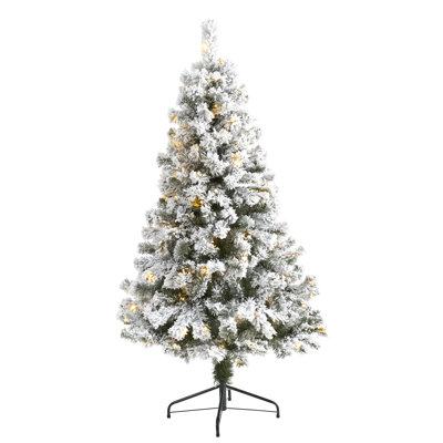 Lighted Artificial Fir Christmas Tree