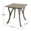 Table de salle à manger d'extérieur en bois d'acacia-1145376510