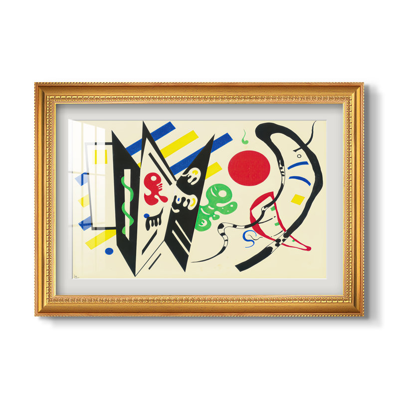 Réciprocité, 1935 - Wassily Kandinsky - Estampe encadrée sur mesure, 20x28 INNER SIZE, Framed Print with Mat