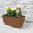 Terra Cotta 12.75 In. Dia X 5.5 In. H Indoor/outdoor Natural Clay Window Box Pot 