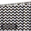 Rideau de douche gris avec 12 crochets Zigzag Classic-51004247