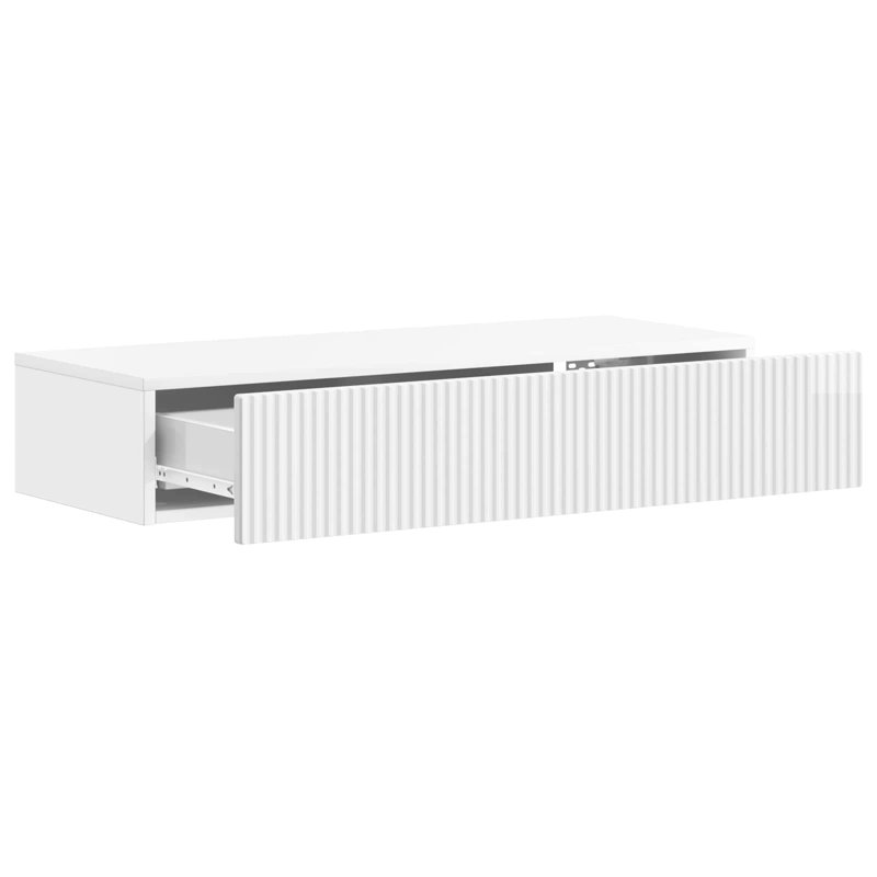 End Table, High Gloss White