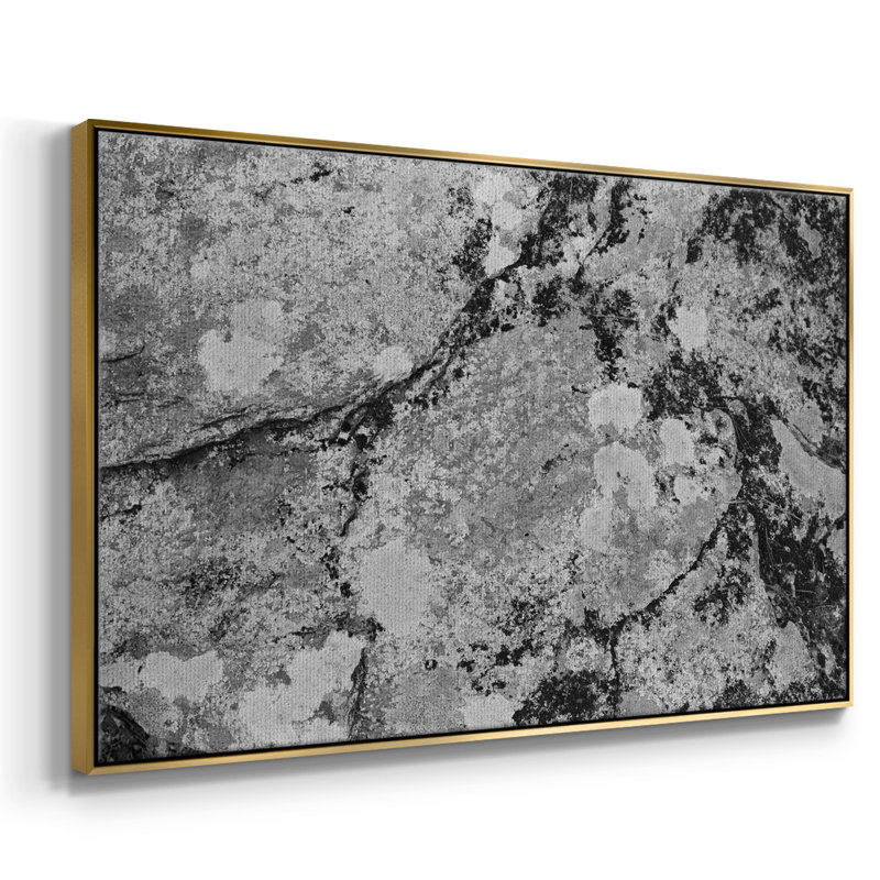 Found Textures III - Toile encadrée de qualité supérieure - prête à être accrochée, H 17 po x l 25 po x P 2 po