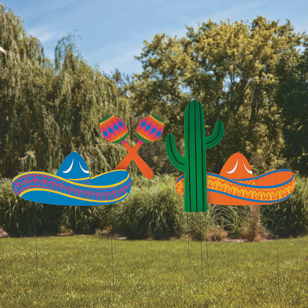 Fiesta Yard Signs Garden Stake The Holiday Aisle®