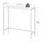 Console Table, Slim Console Table for Hallway, Metal Frame, Compact Display Table, Sofa Table