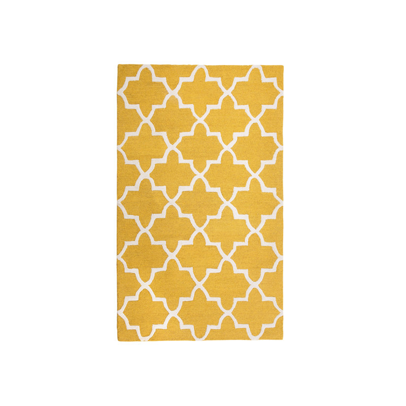 Geometric Hand Woven Area Rug, Rectangle 140 x 200cm