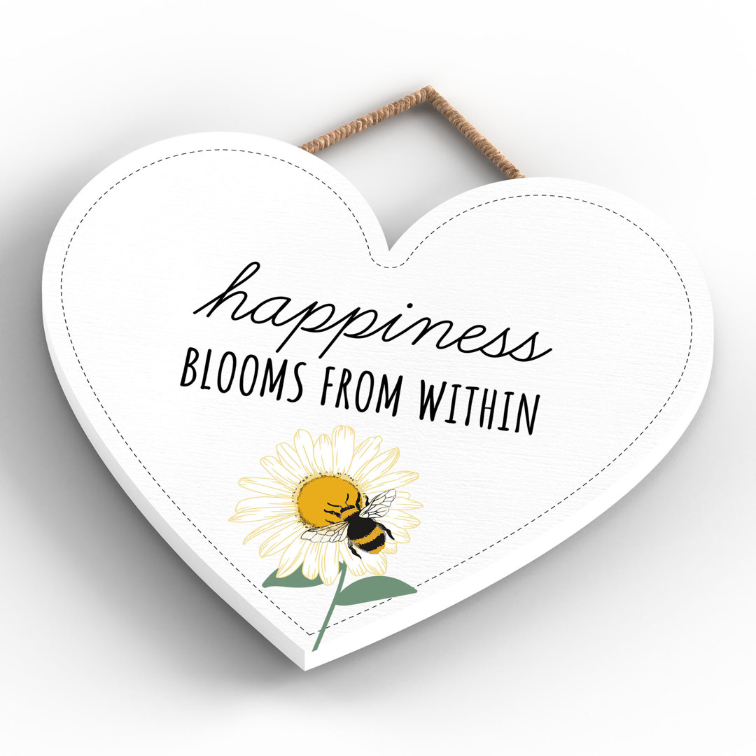 Bee Happiness Blooms Wall Décor