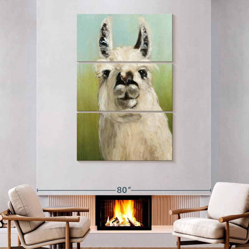 Brampt Who's Your Llama, 74" H x 48" W