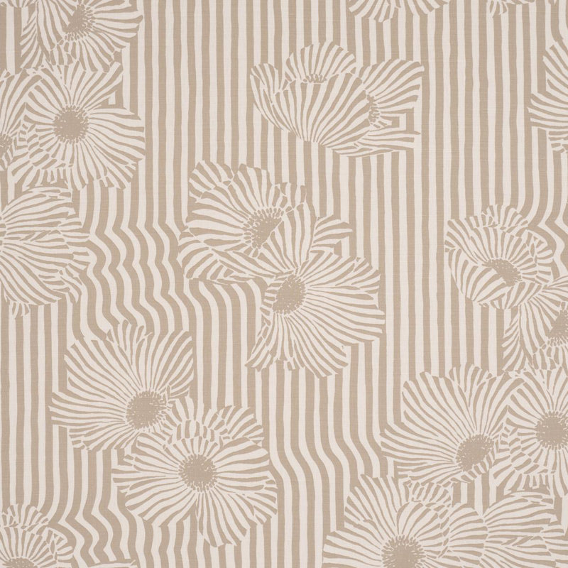 Tissu floral Chaney, Sable