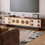 Ensemble de meuble télé et table basse en bois