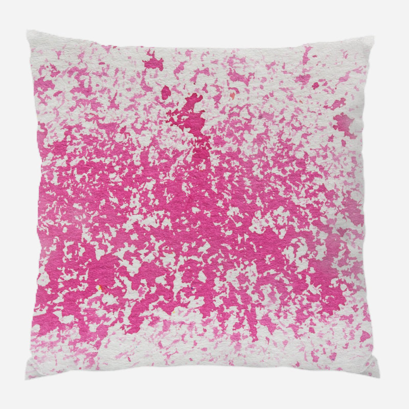 Coussin watercolour Hiltonia, Microsuède, Intérieur