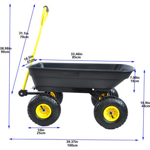Chariot à benne 550 550 lb